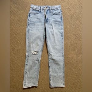 Madewell Perfect Vintage Crop Jean- size 27